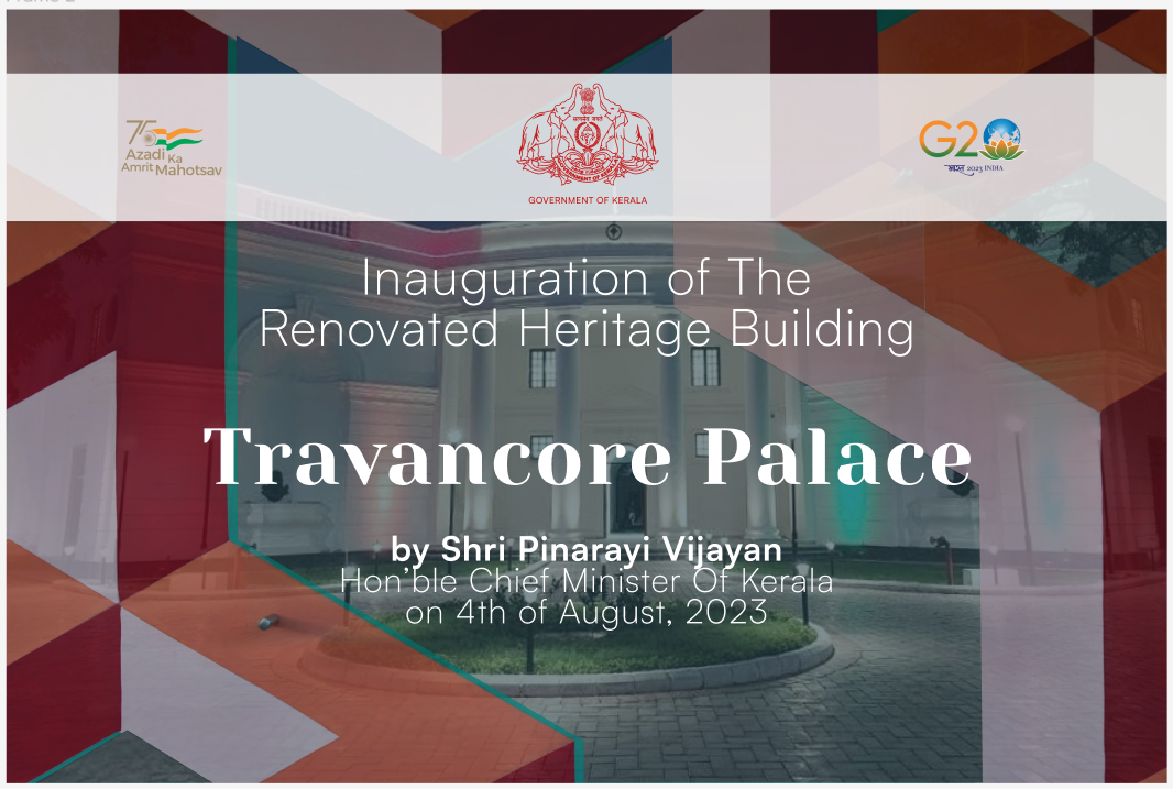 Inauguration of Travancore Palace