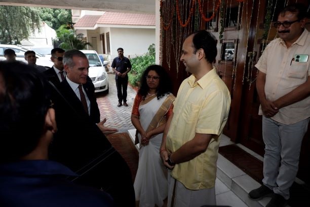 US Ambassador in Kerala House During Onam Festival